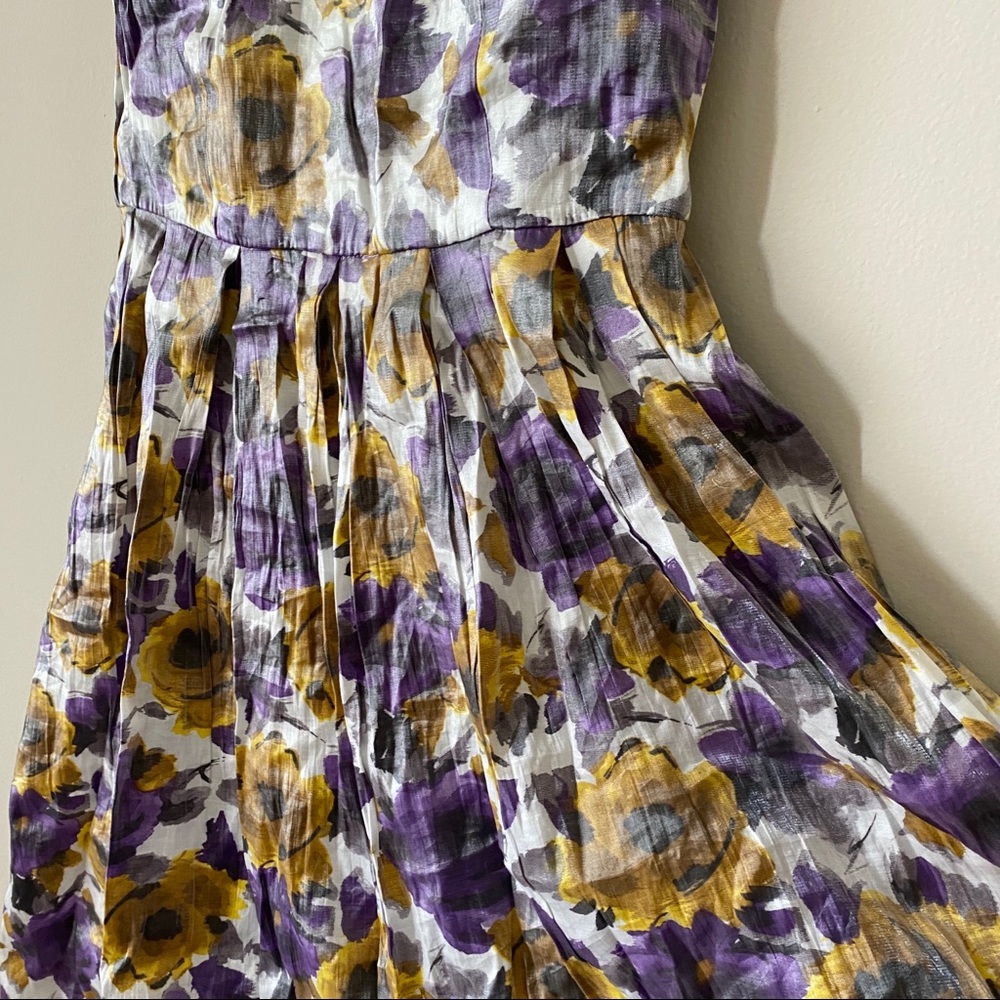 🛍 Dorothy Perkins Floral Dress Purple 10 UK/ 6 US - Picture 9 of 16